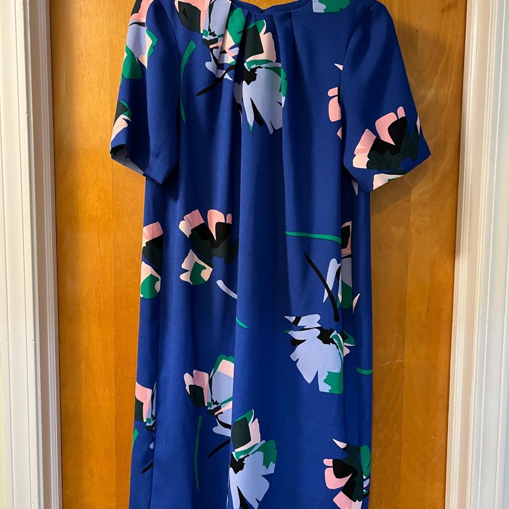 Mark & Spencer’s floral Print Blue shift Dress